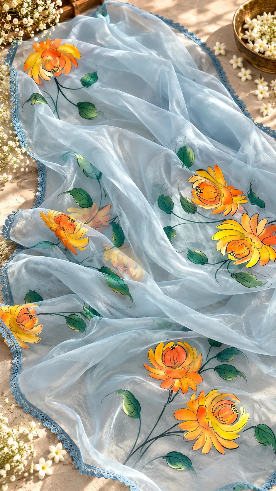 Sunshine Serenade, hand-painted